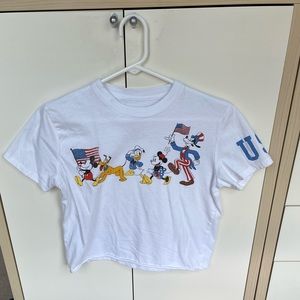 Disney cropped tee
